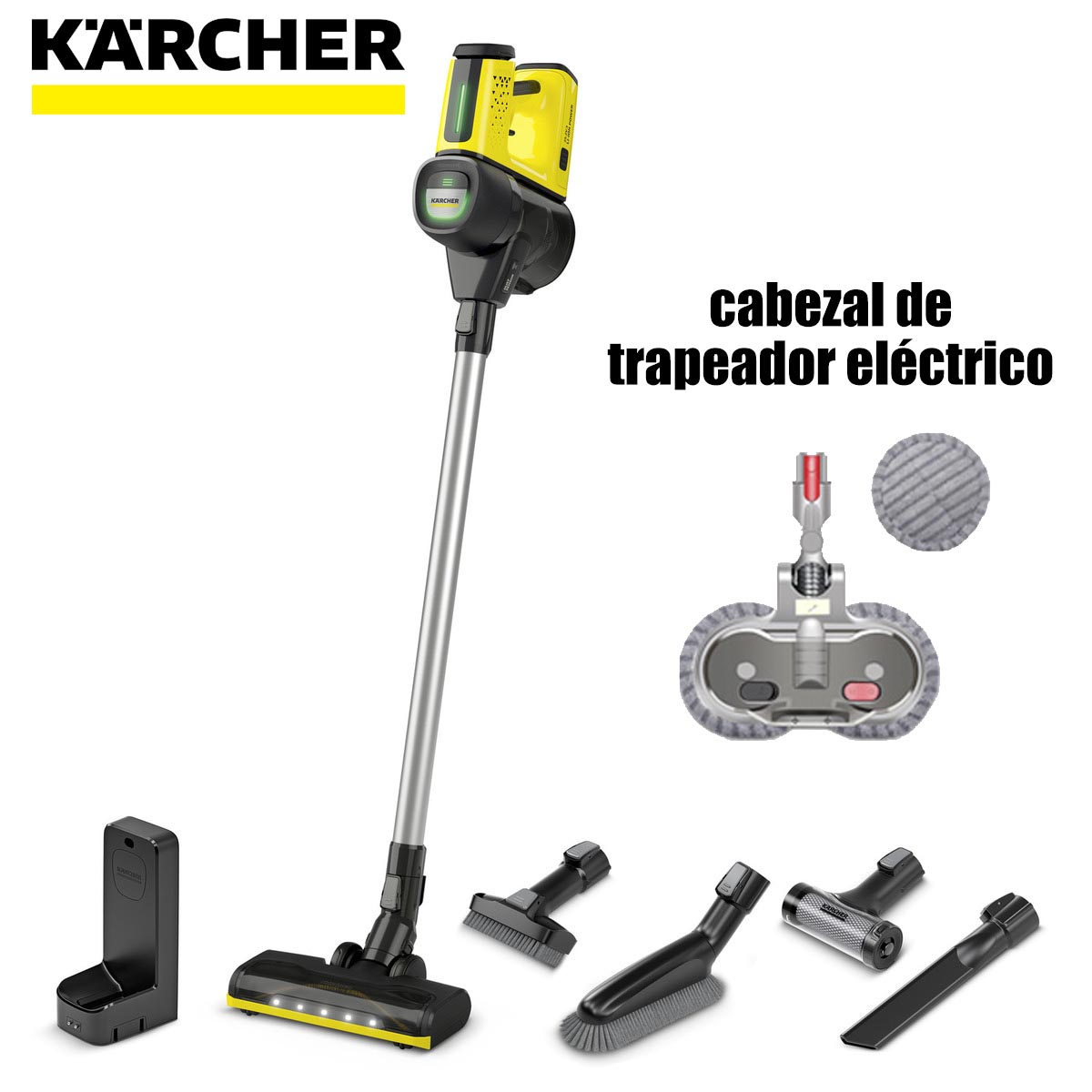 [Versión extendida] + 180 minutos de duración de la batería + cabezal de cepillo de limpieza eléctrico + conjunto completo de accesorios